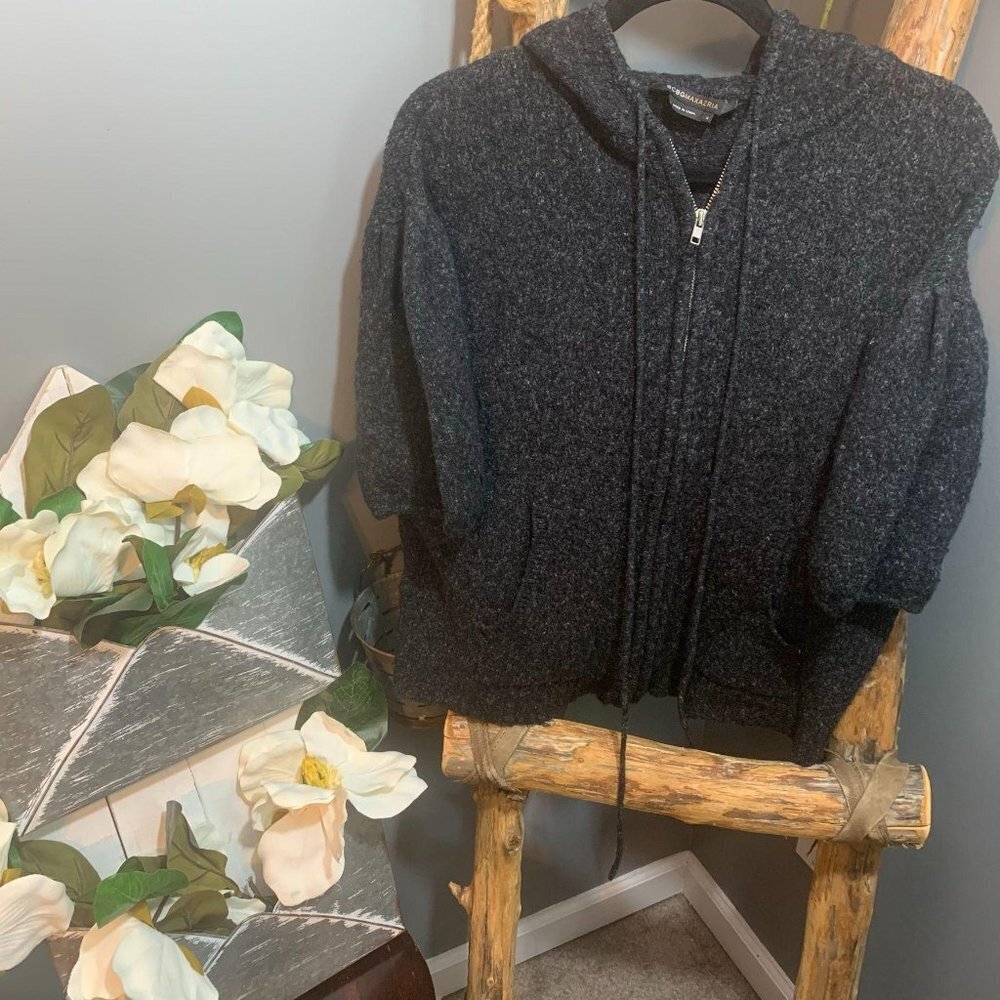BCBG MaxAzria Zip - Up Sweater Hoodie